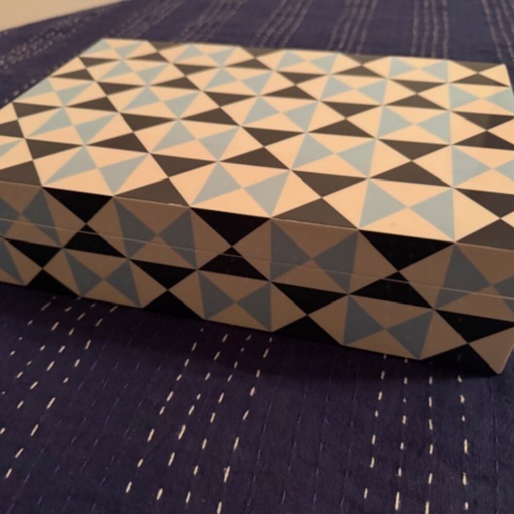 Vintage Jonathan Adler Decorative Lacquer Box